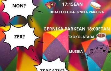 URTARRILAREN 24AN, OSTIRALA: SANTURTZIKO ESKOLA PUBLIKOEN JAIA!